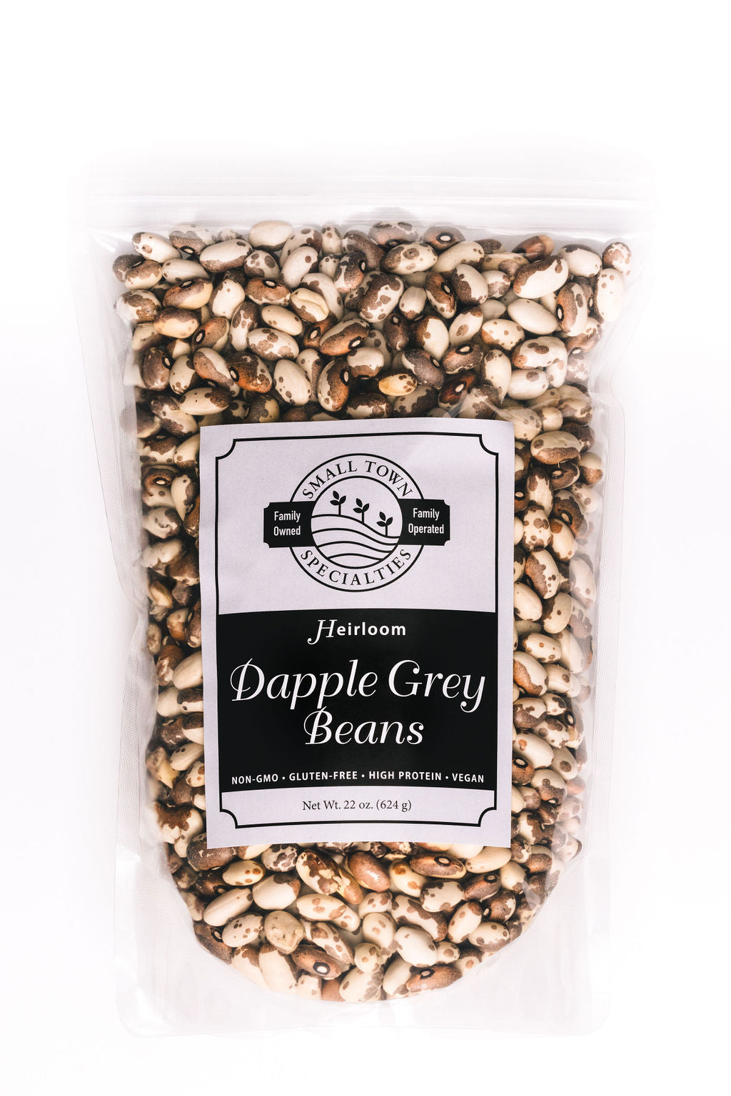 Heirloom Dapple Grey Beans